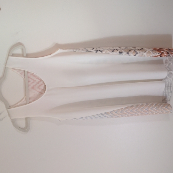 𝅺zara Collection Geometric Sleeveless Shift Dress small - Picture 7 of 7